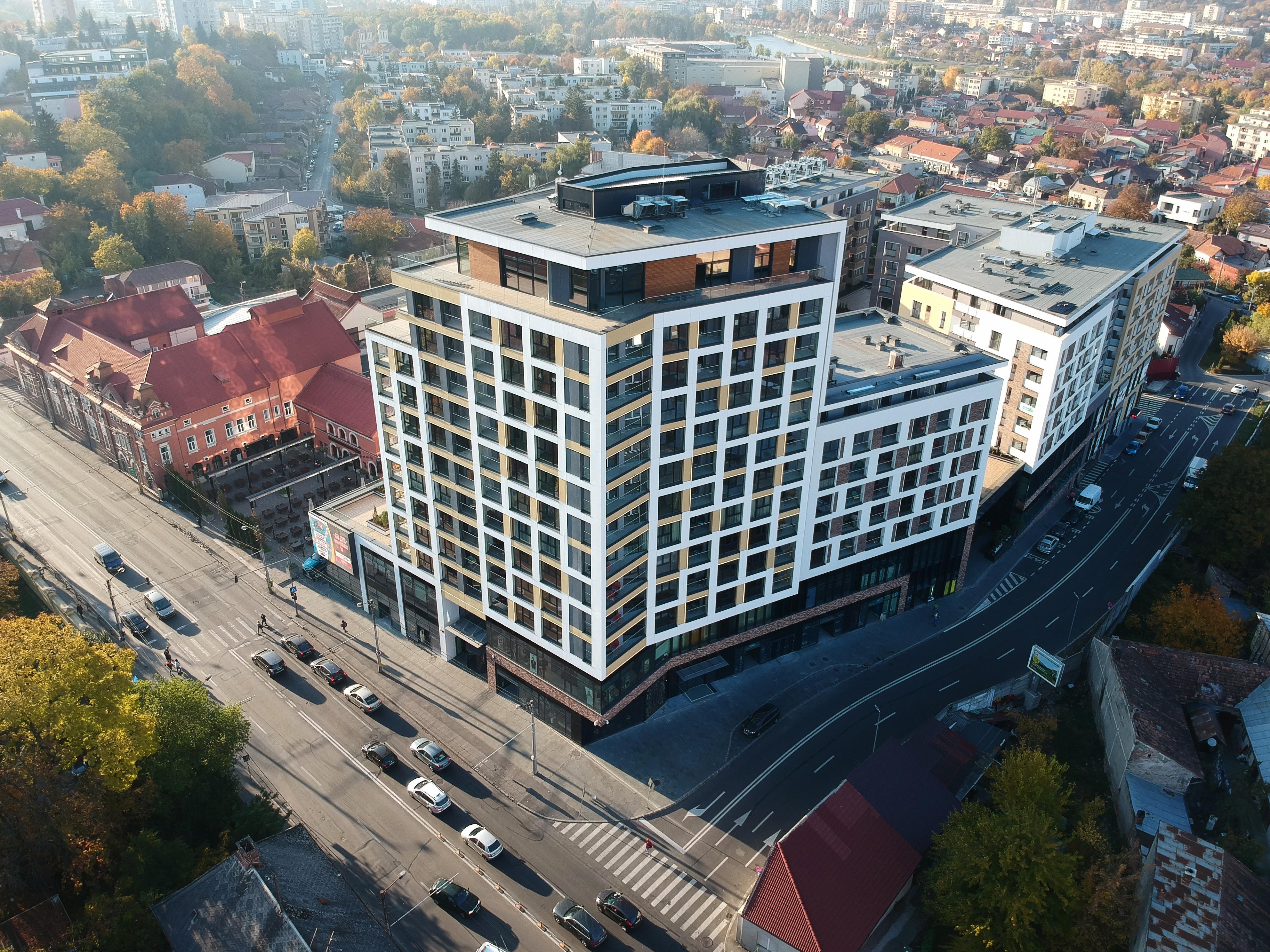 Hotel Platinia Cluj-Napoca Exteriör bild Residential complex in Belgrade